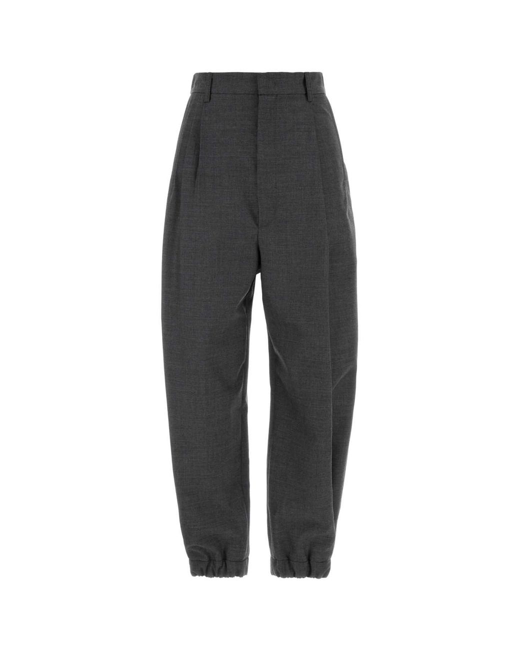 Moschino Black Grey Wool Pant