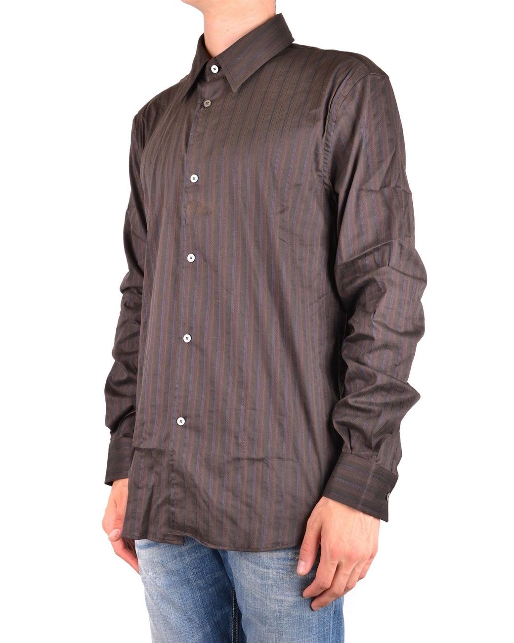 CoSTUME NATIONAL Brown Shirts for men
