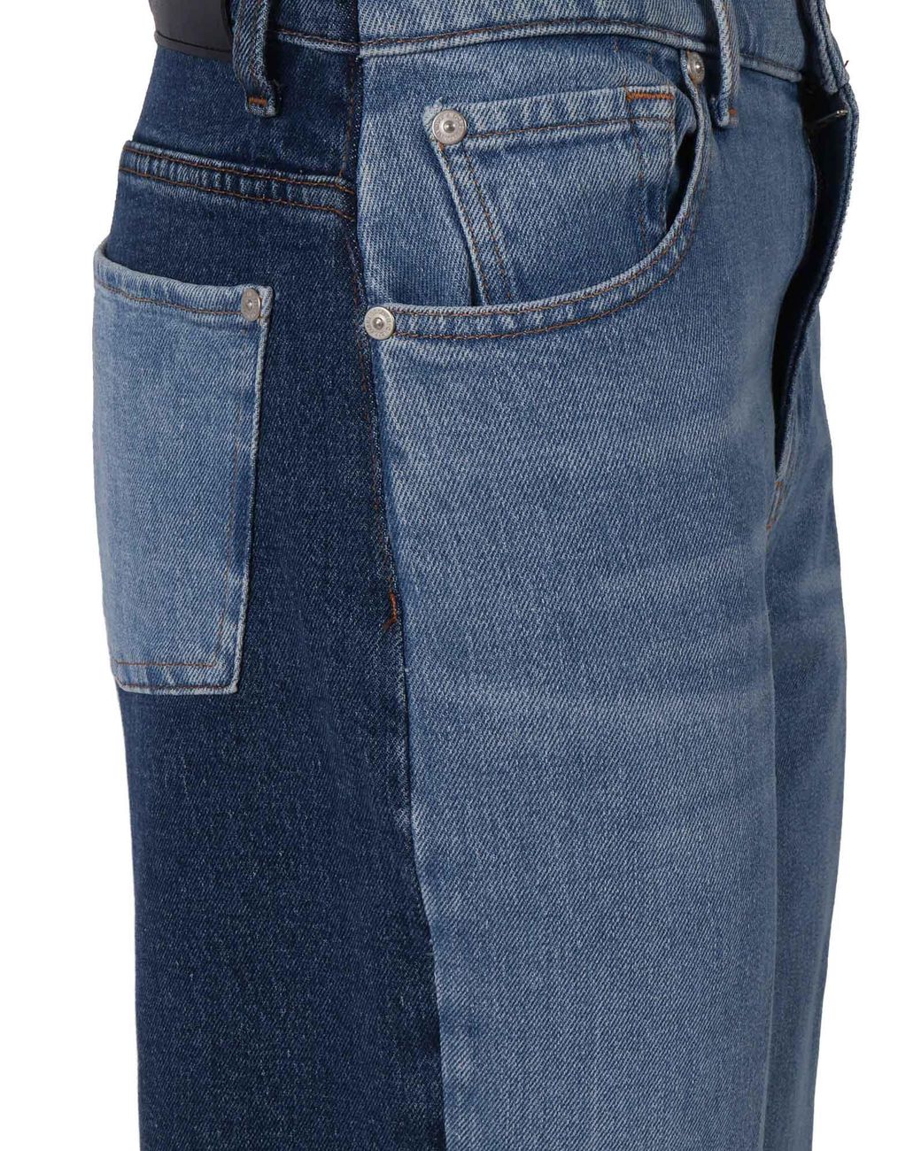 7 For All Mankind Blue Stovepipe Straight Joker