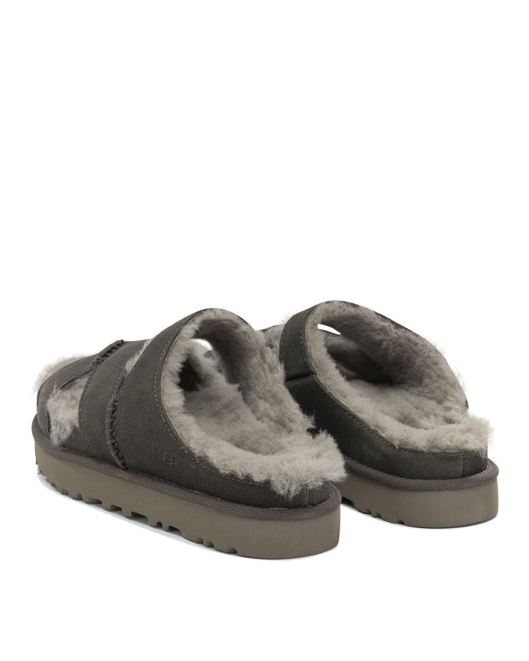 Ugg Gray Slipper "Greenport Cross Strap".