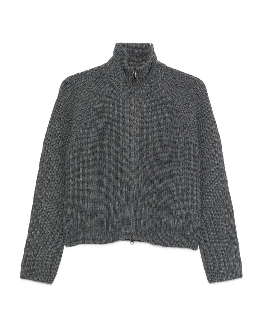 Lisa Yang Gray Sadie Cashmere Cardigan
