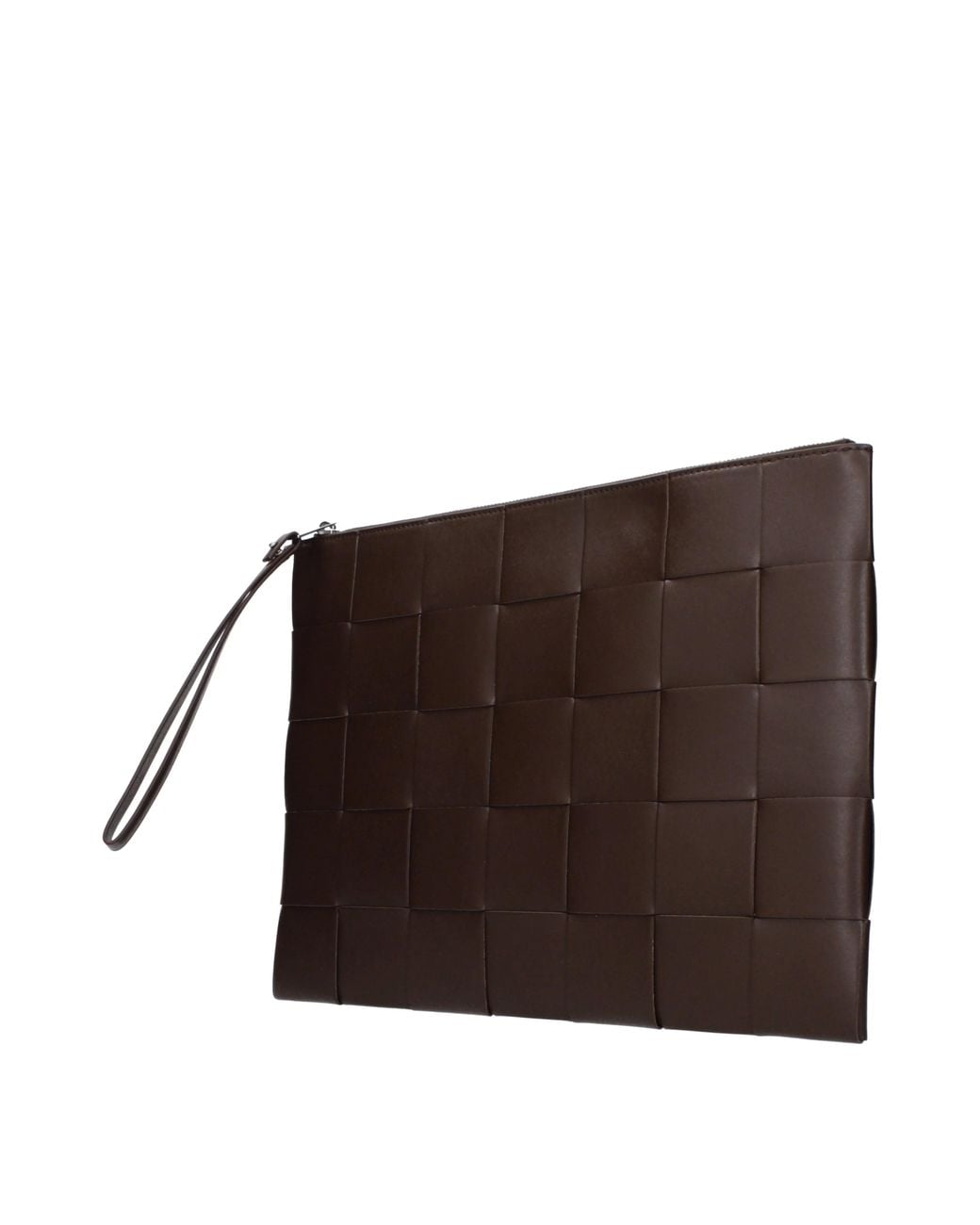 Bottega Veneta Black Cassette Pouch Leather/Light