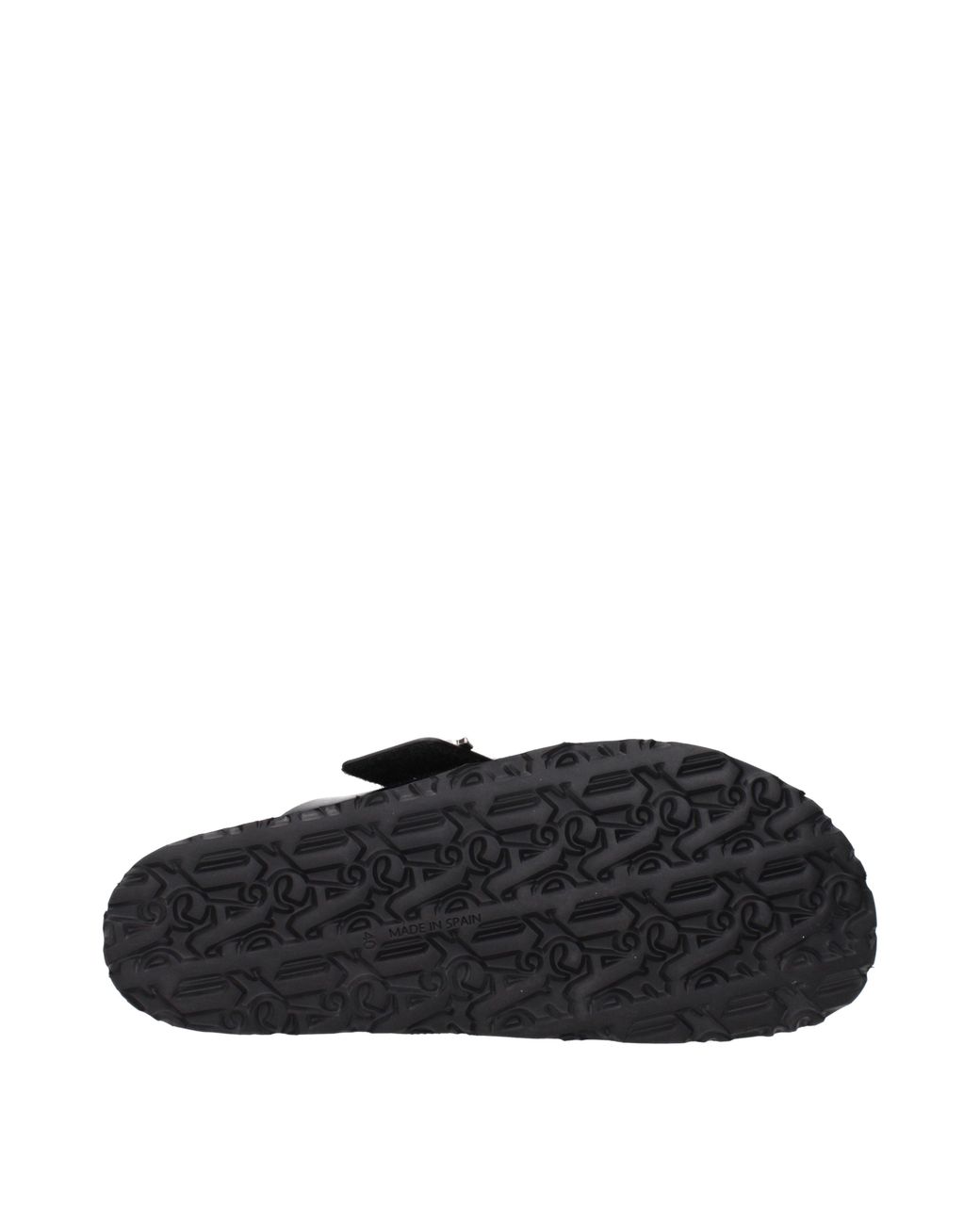 Palm Angels Black Slippers And Clogs Leather
