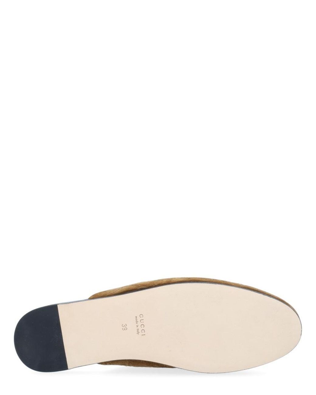 Gucci Brown Sabot With Clamp