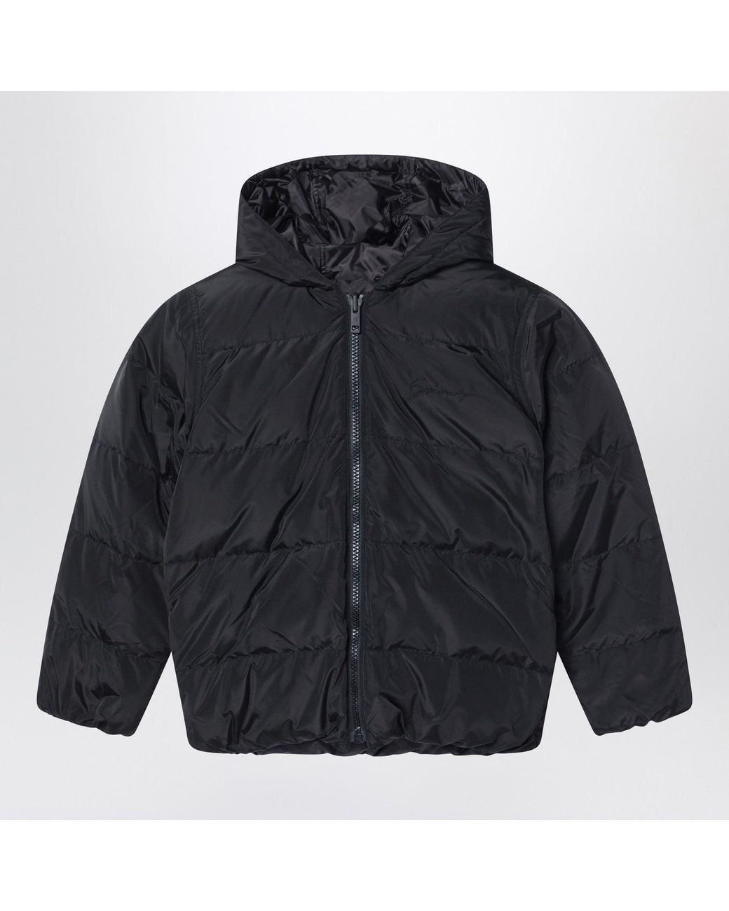 Givenchy Blue Puffer Jacket With G Print for men
