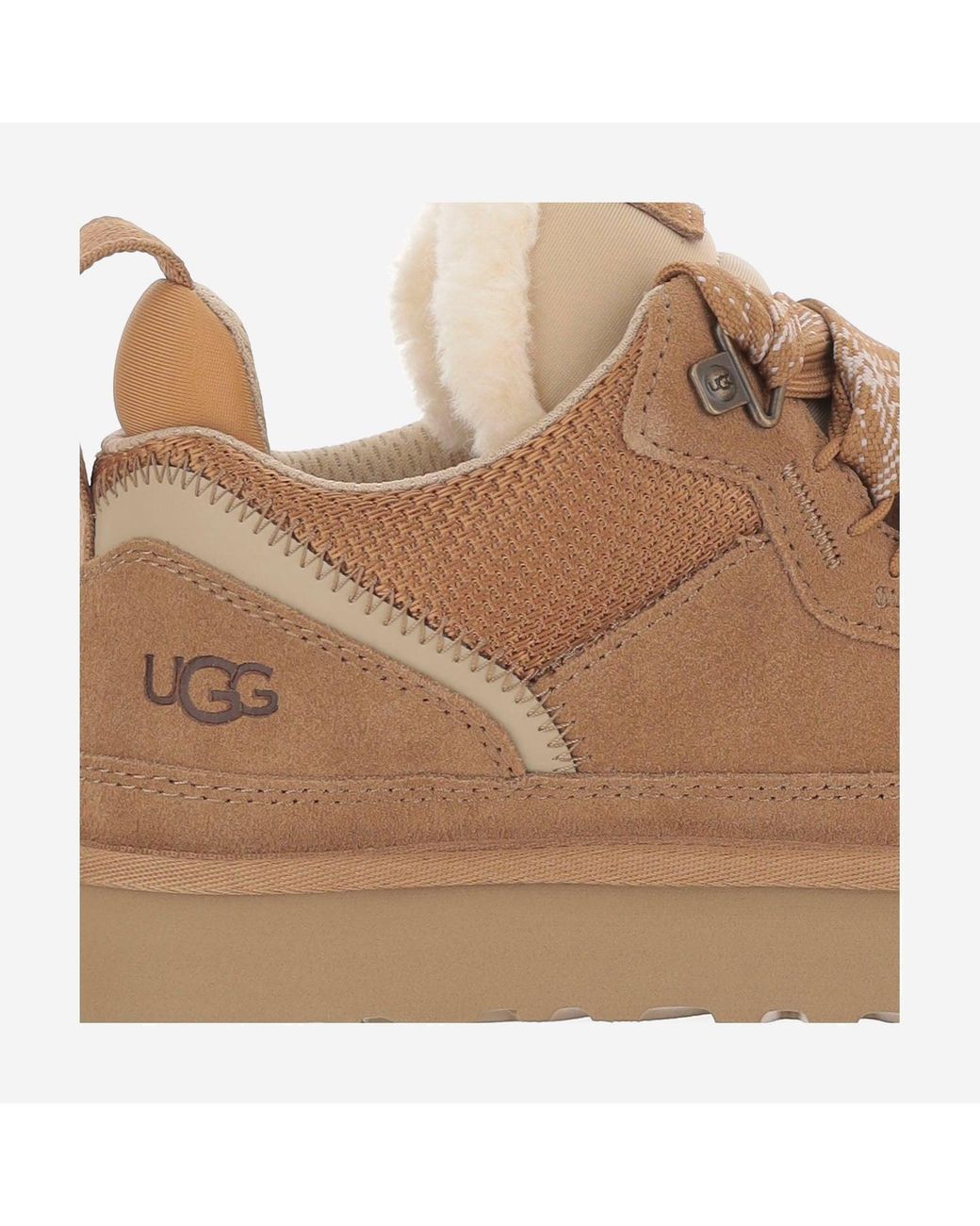 Ugg Brown Lowmel Leather Sneakers