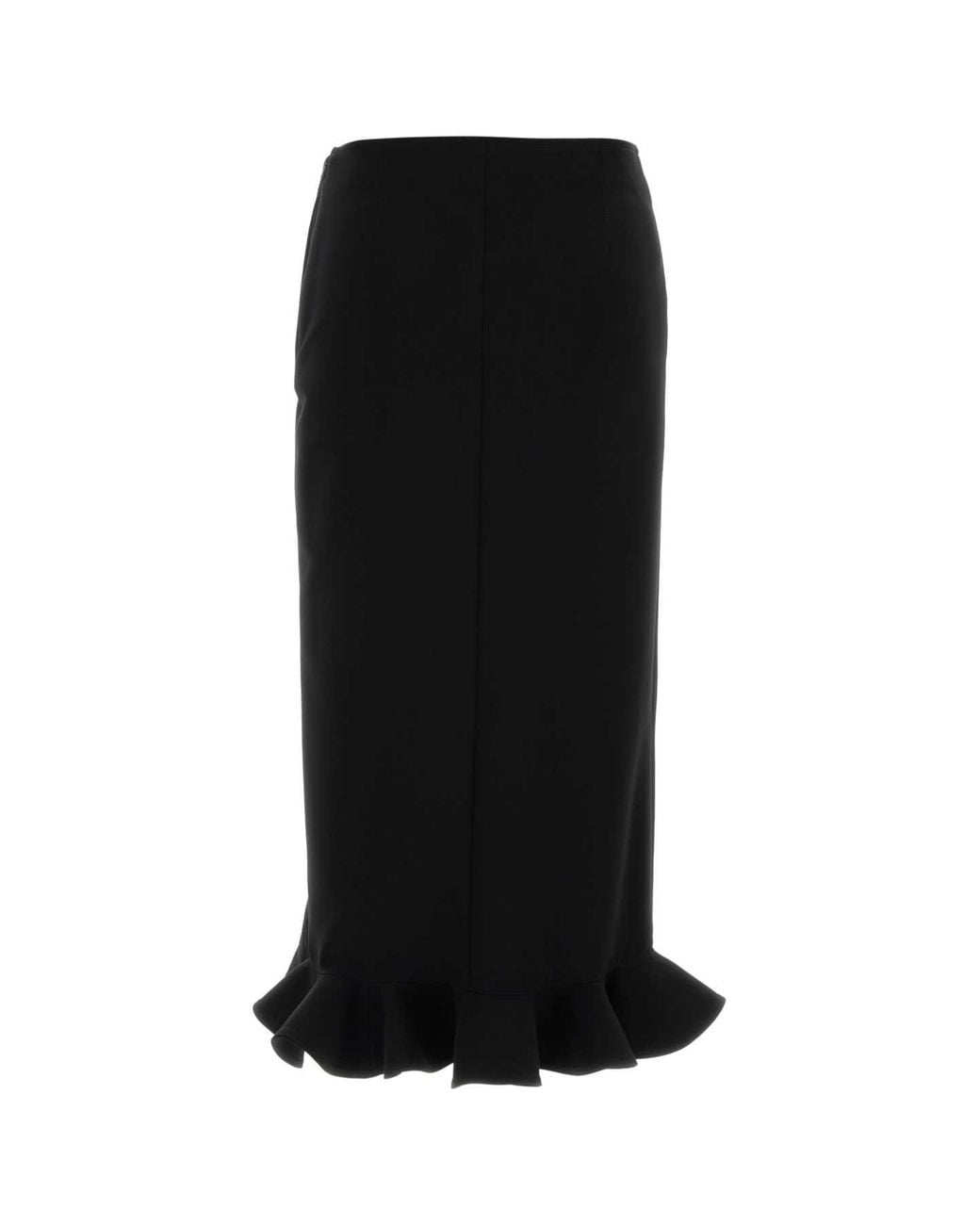 Moschino Black Jersey Skirt