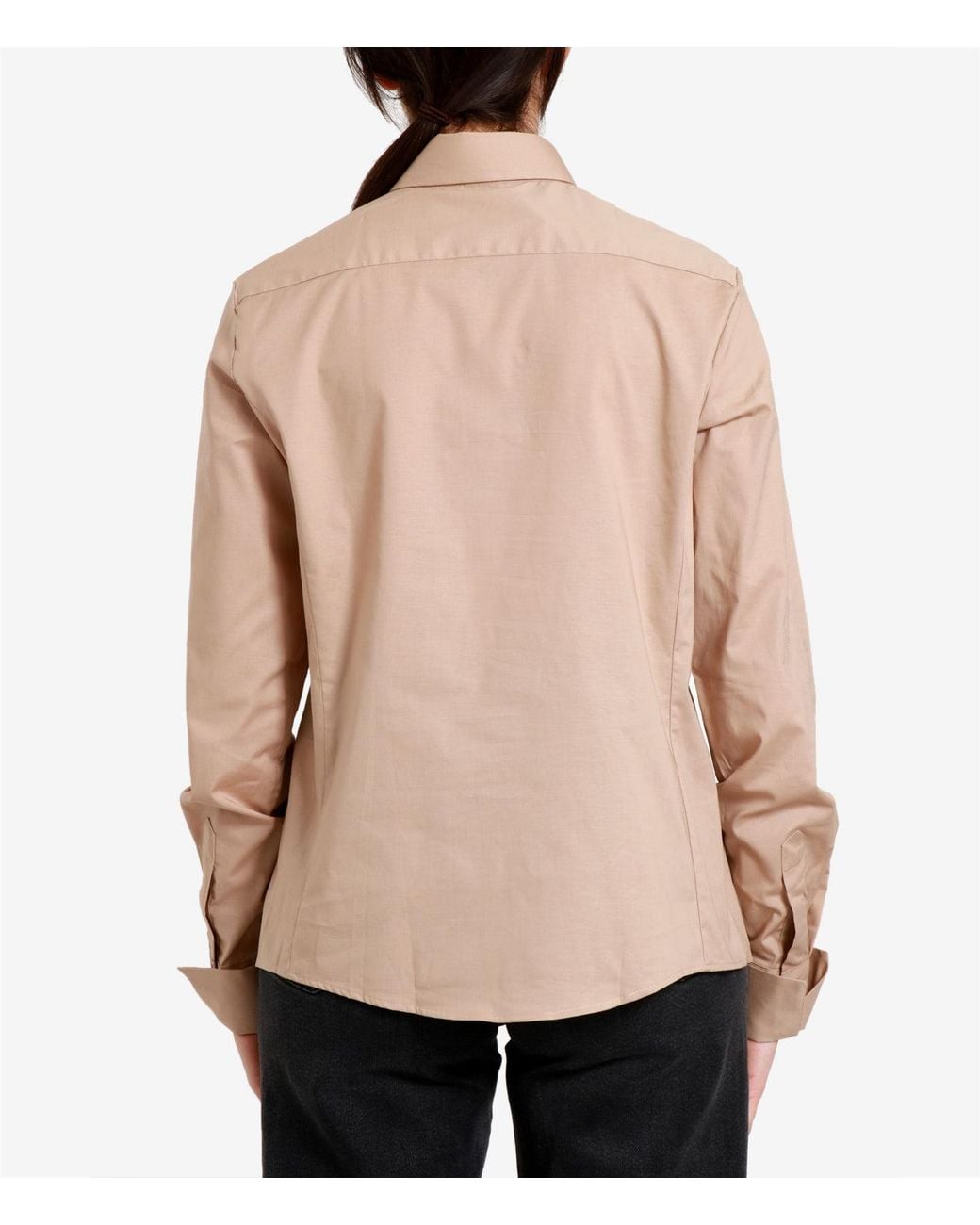 Fay Overhemden Beige in het Pink