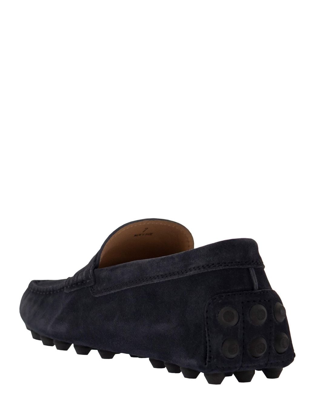 Tod's Black Suede Moccasin Moccasin for men