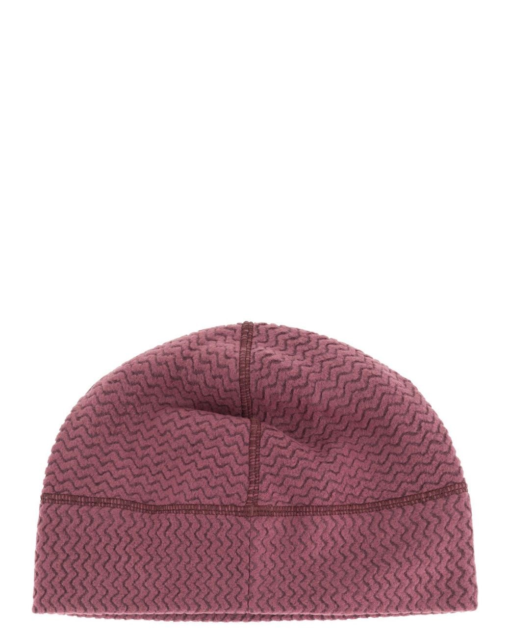 Patagonia Purple Recycled Polyester Fleece Beanie