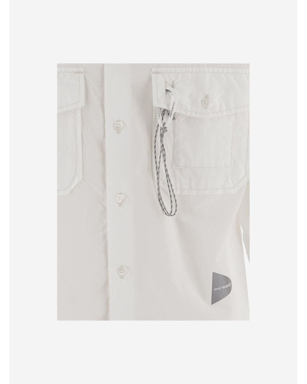 And Wander White Shirt Cotton-Blend for men