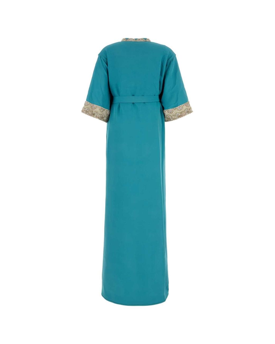 Valentino Garavani Blue Crepe Long Dress