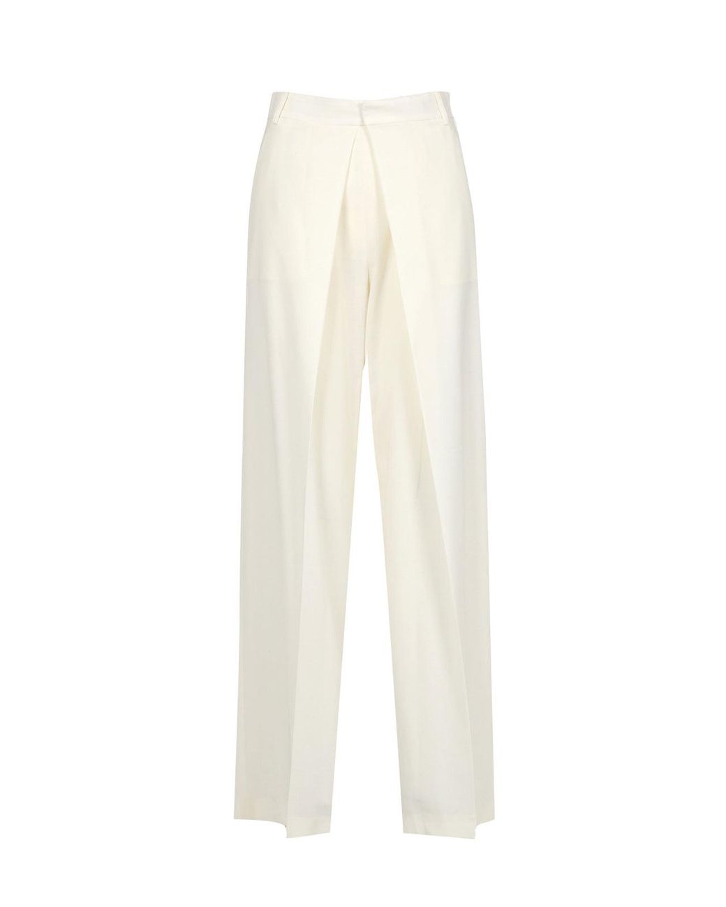Erika Cavallini Semi Couture White Trousers