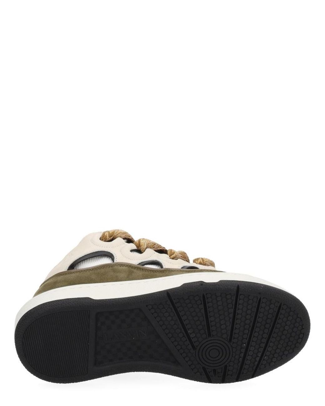Lanvin Natural Curb Sneakers