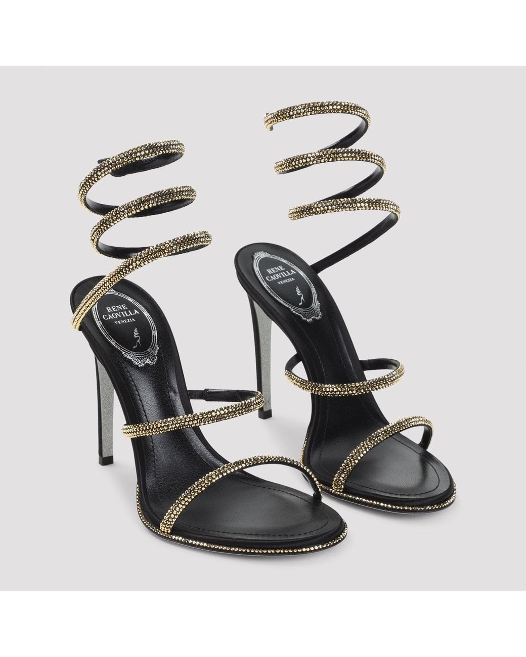 Rene Caovilla White René Caovilla High-Heel Sandal