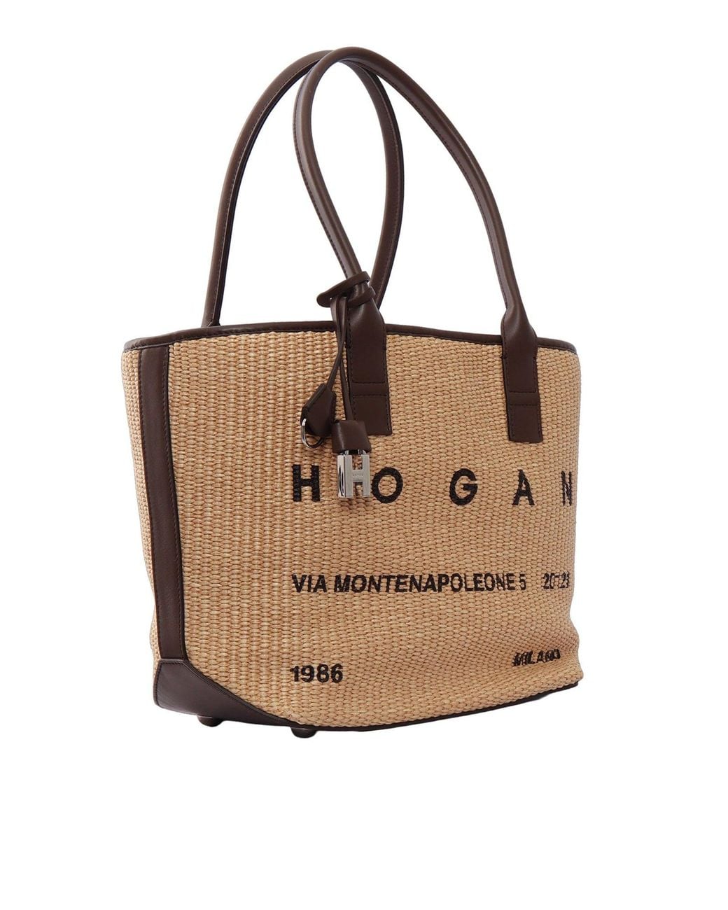 Hogan Natural Address Shopping Bag