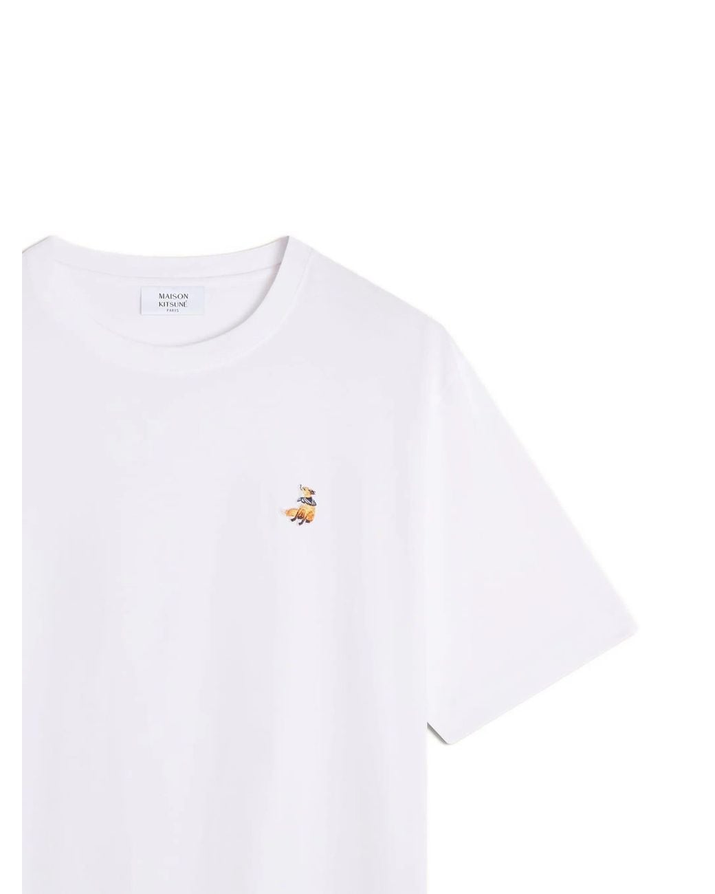 Maison Kitsuné White Dreaming Fox Comfort Tee Shirt
