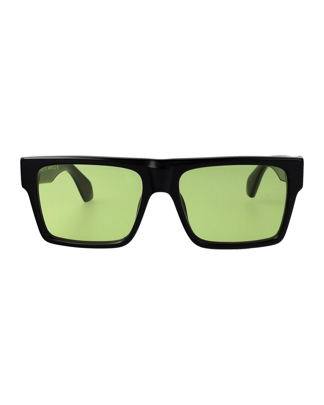 Off-White c/o Virgil Abloh Green Shiny Acetate Sunglasses