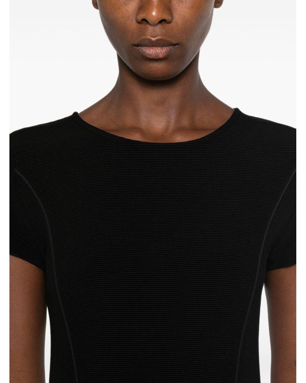 Emporio Armani Black Midi Dress