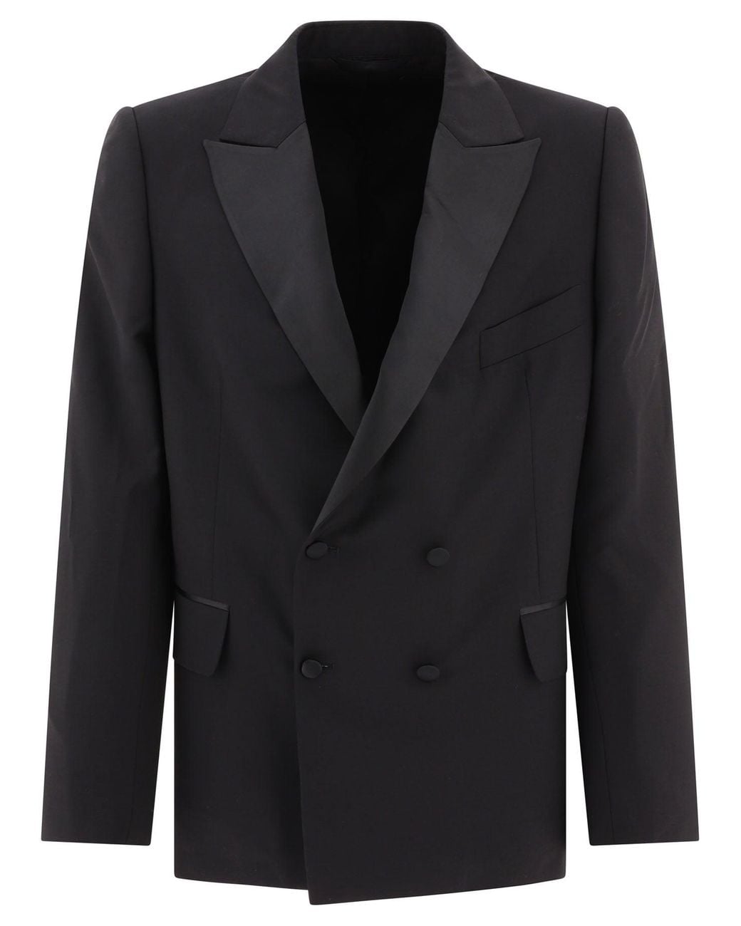 De doble pecho Blazer Bode de hombre de color Black