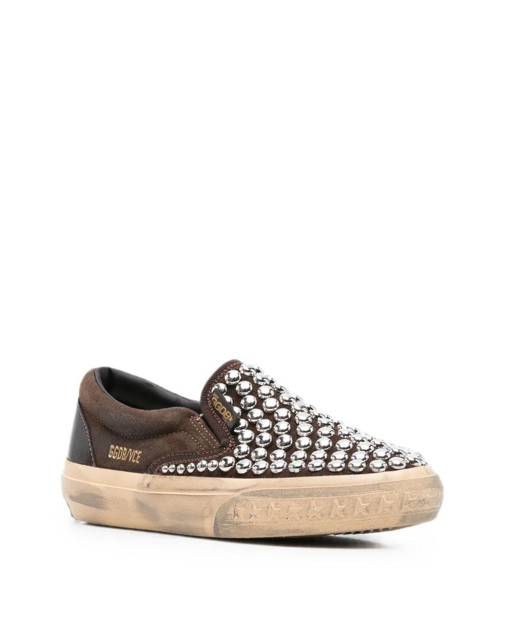 Golden Goose Deluxe Brand White Vce Leather Slip On