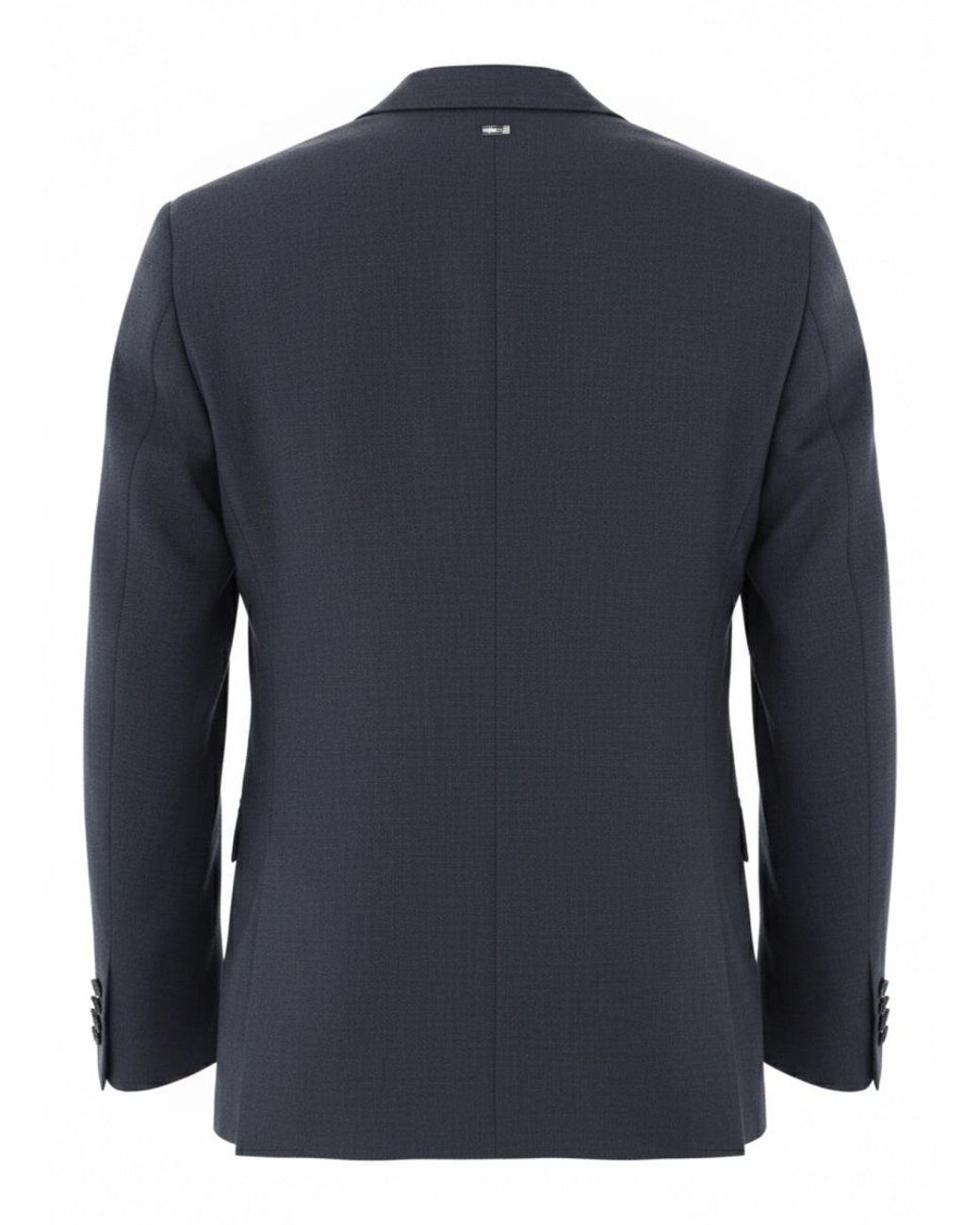 Herno Blue Notched Lapel Blazer for men