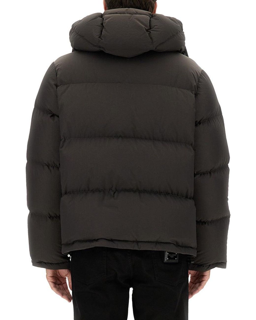 Dolce & Gabbana Black Dolce & Gabbana Puffer Jacket for men