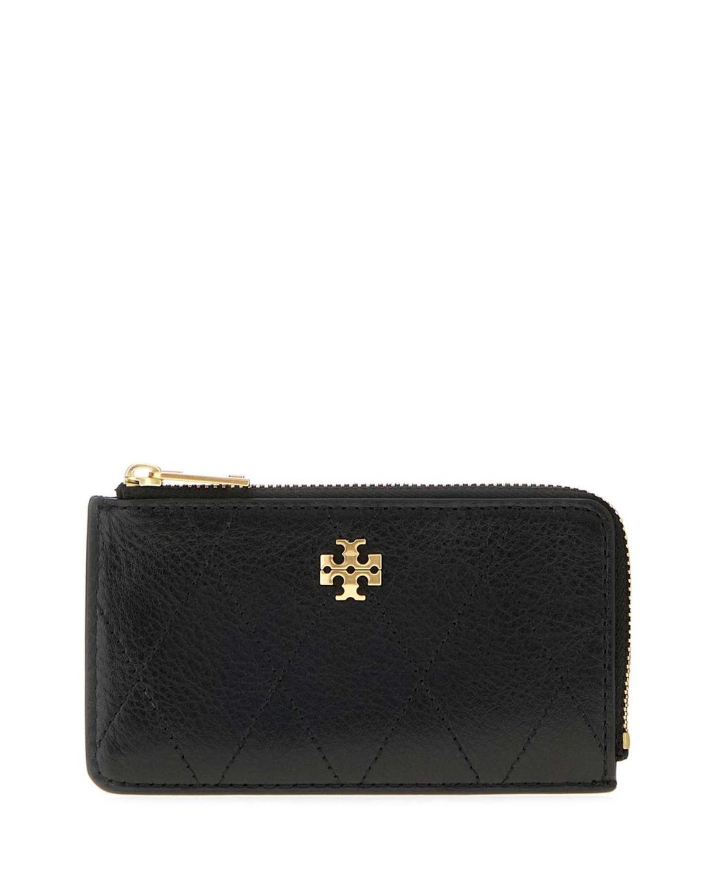 Tory Burch Black Mini Zip Cardcase