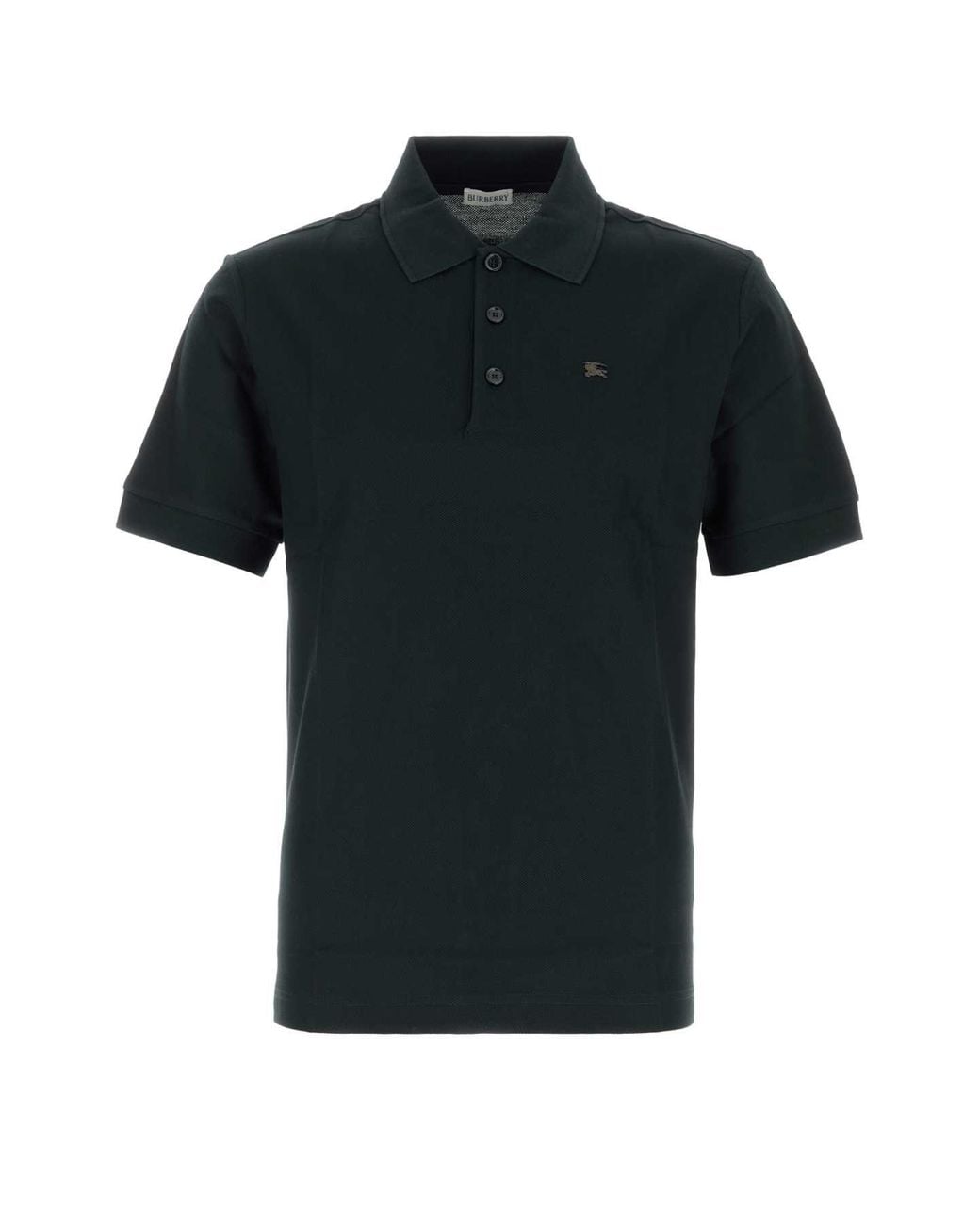 Burberry Black Piquet Polo Shirt