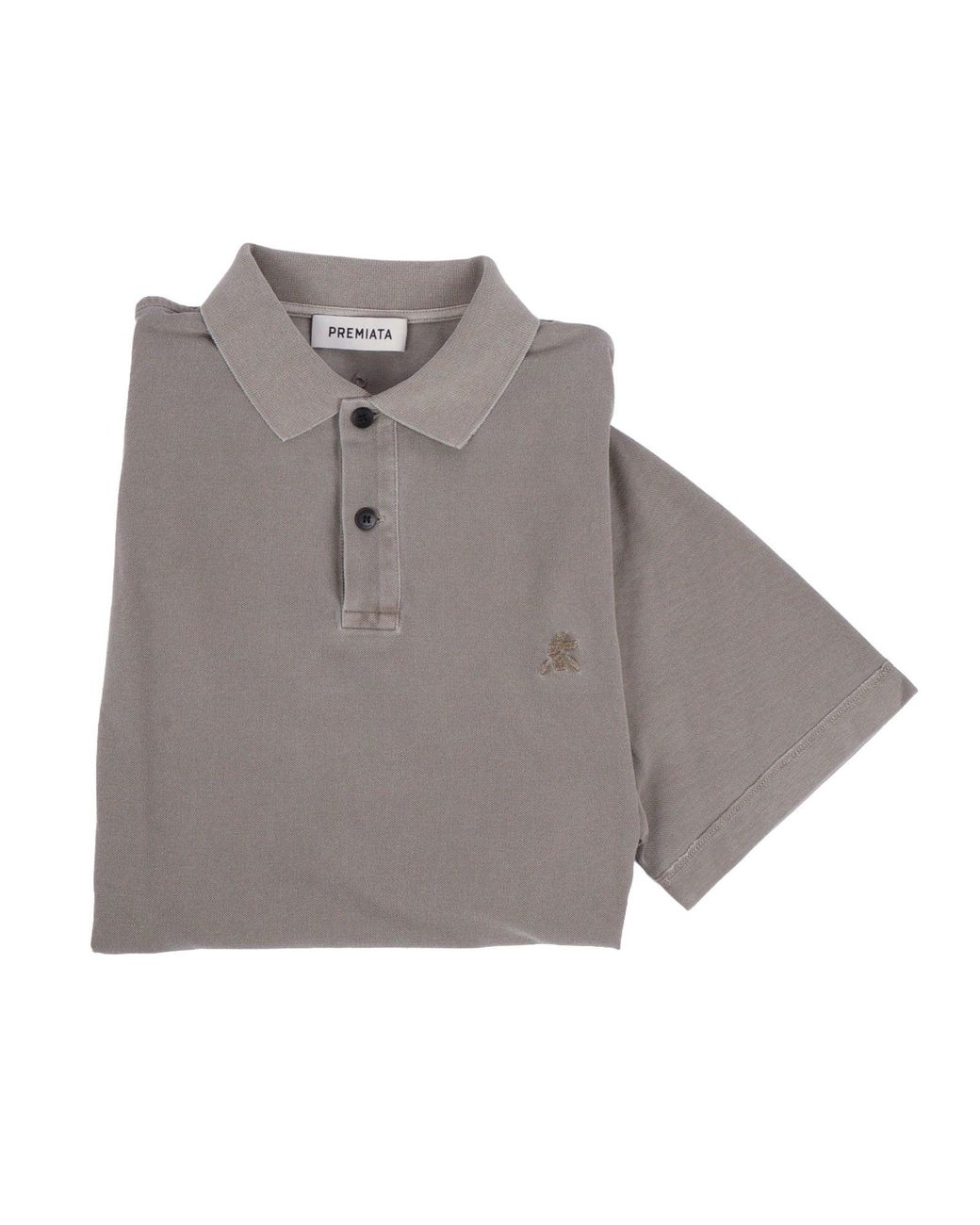 Premiata Gray T-Shirt Military Cotton Short Sleeves for men