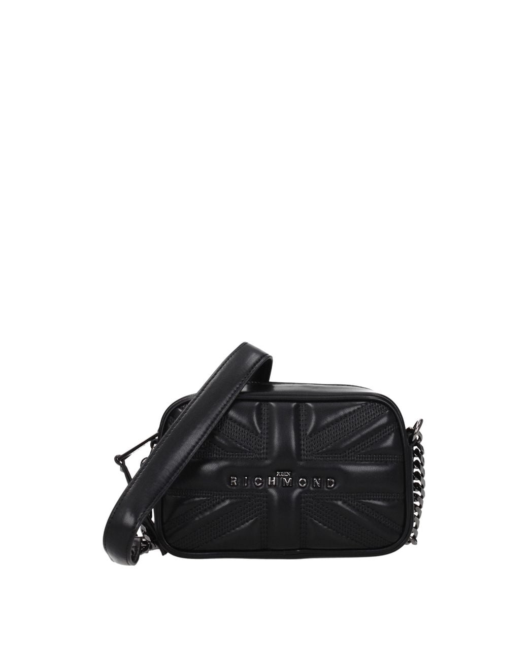 John Richmond Black Crossbody Bag Polyurethane