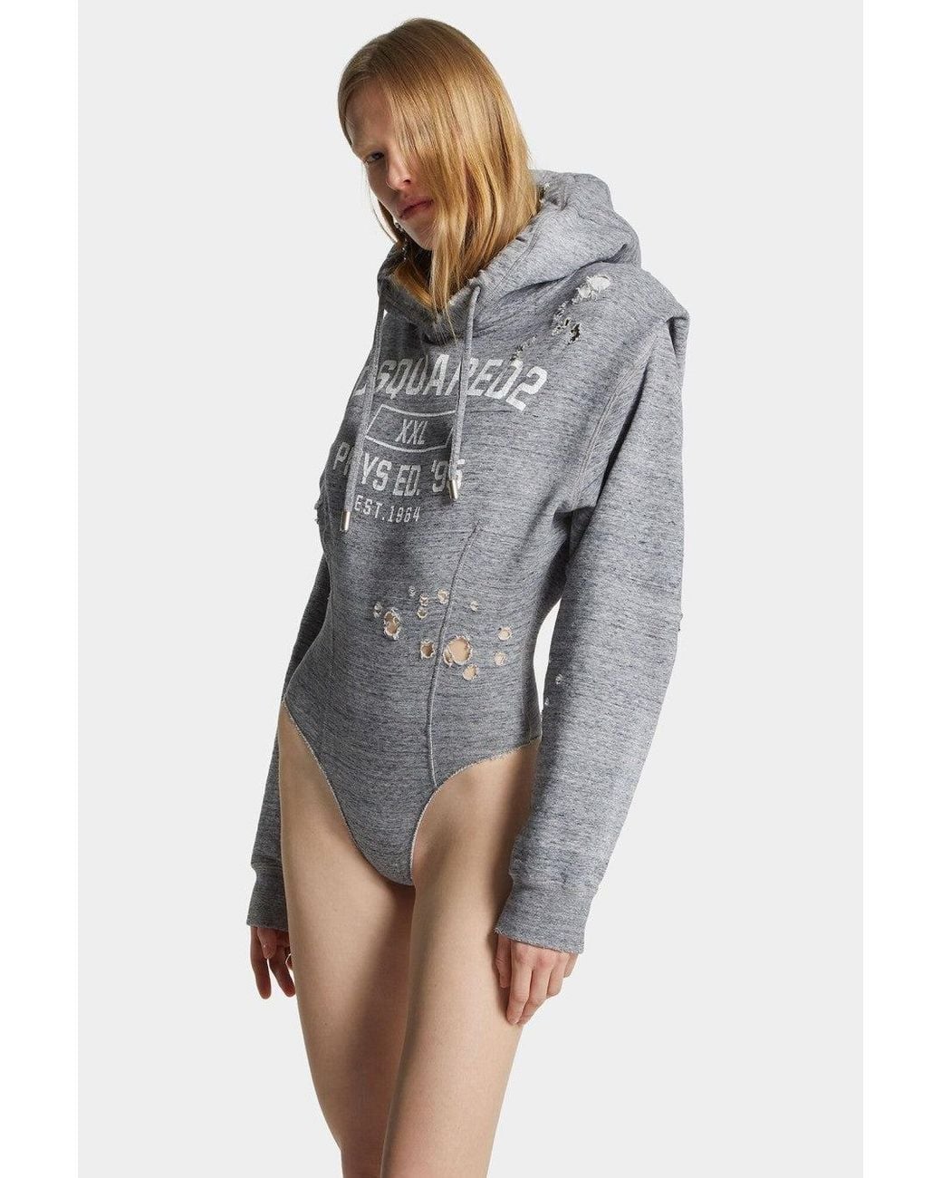 DSquared² Sweatbodysuit in het Gray