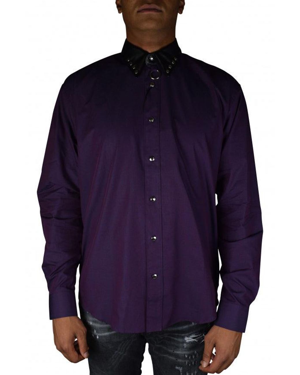 Roberto Cavalli Blue Shirt for men