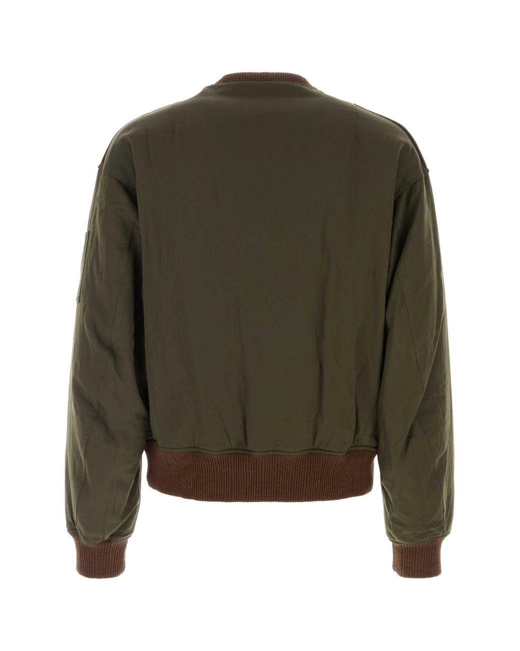 Visvim Green Wool Blend Gunner Down Jacket for men