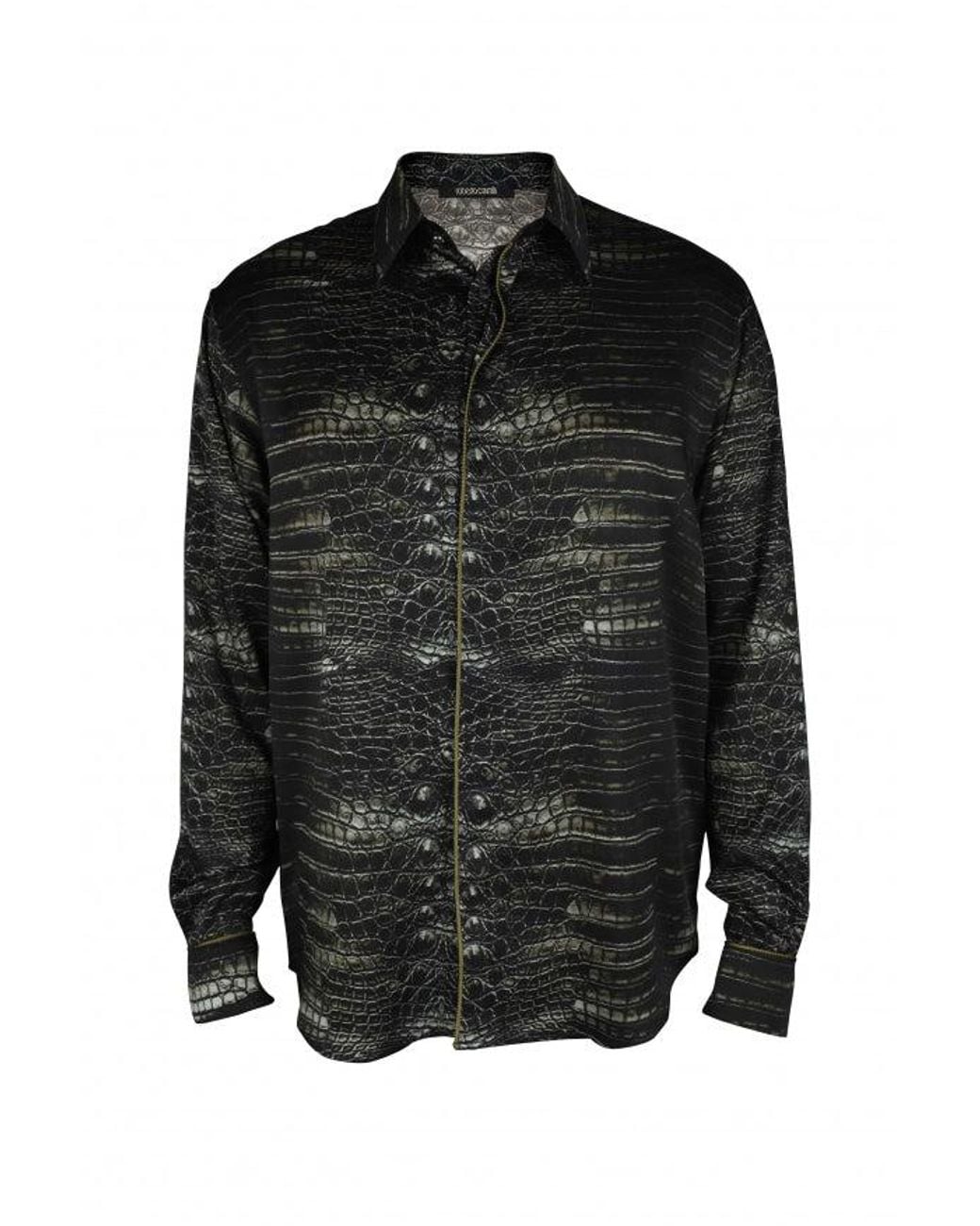 Camicia di Roberto Cavalli in Black da Uomo