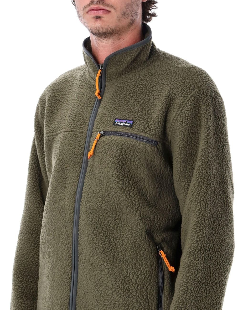 Patagonia Green Retro Pile Full-Zip Fleece Jacket for men