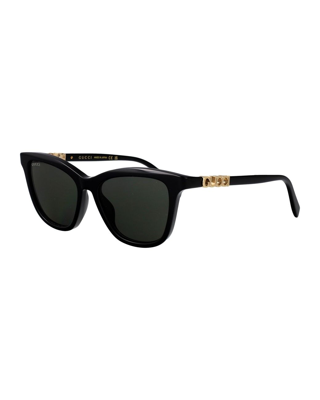 Gucci Black Cat Eye Sunglasses Gg2032 S 001