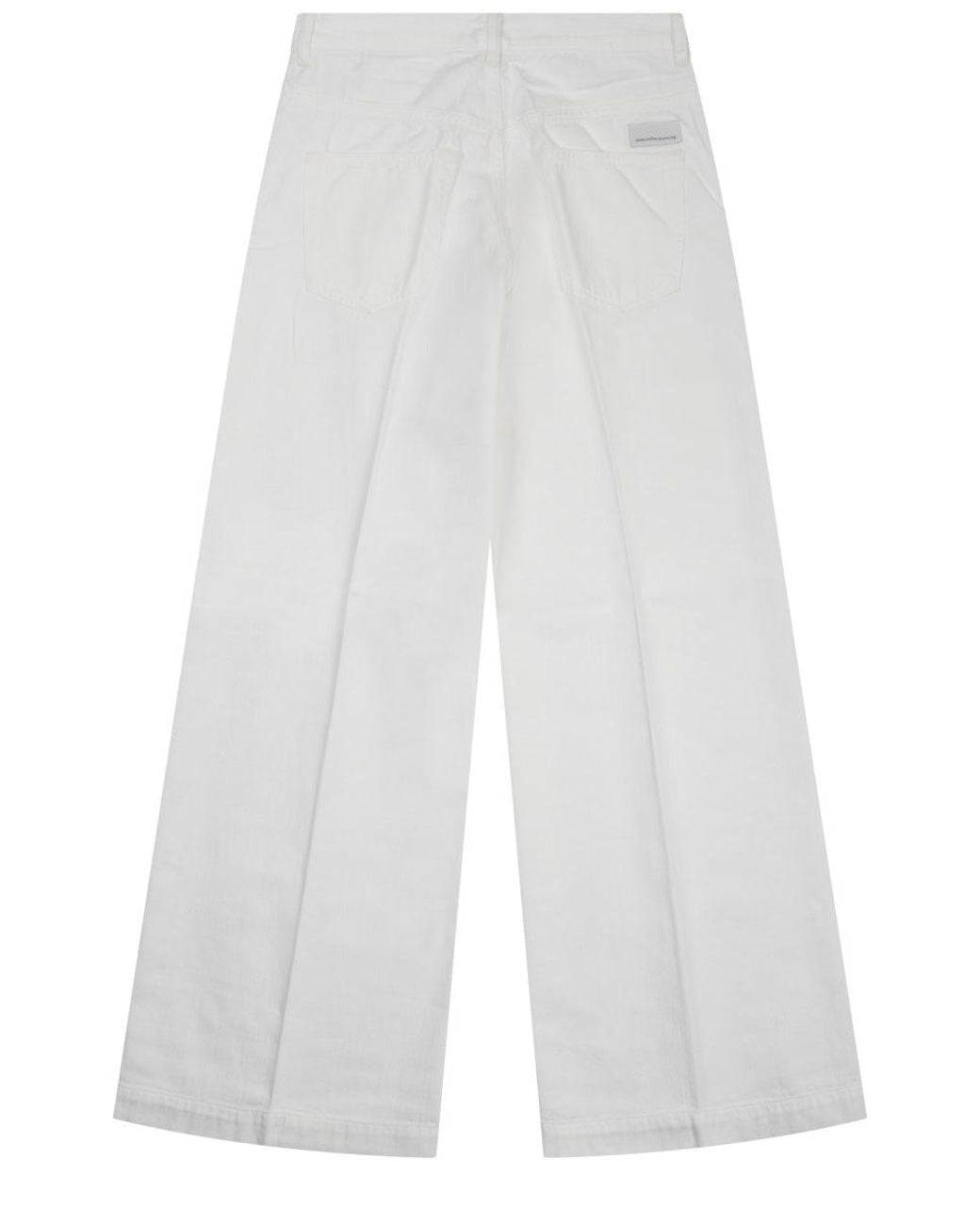 Nine:inthe:morning White Stylish Morning Trousers For