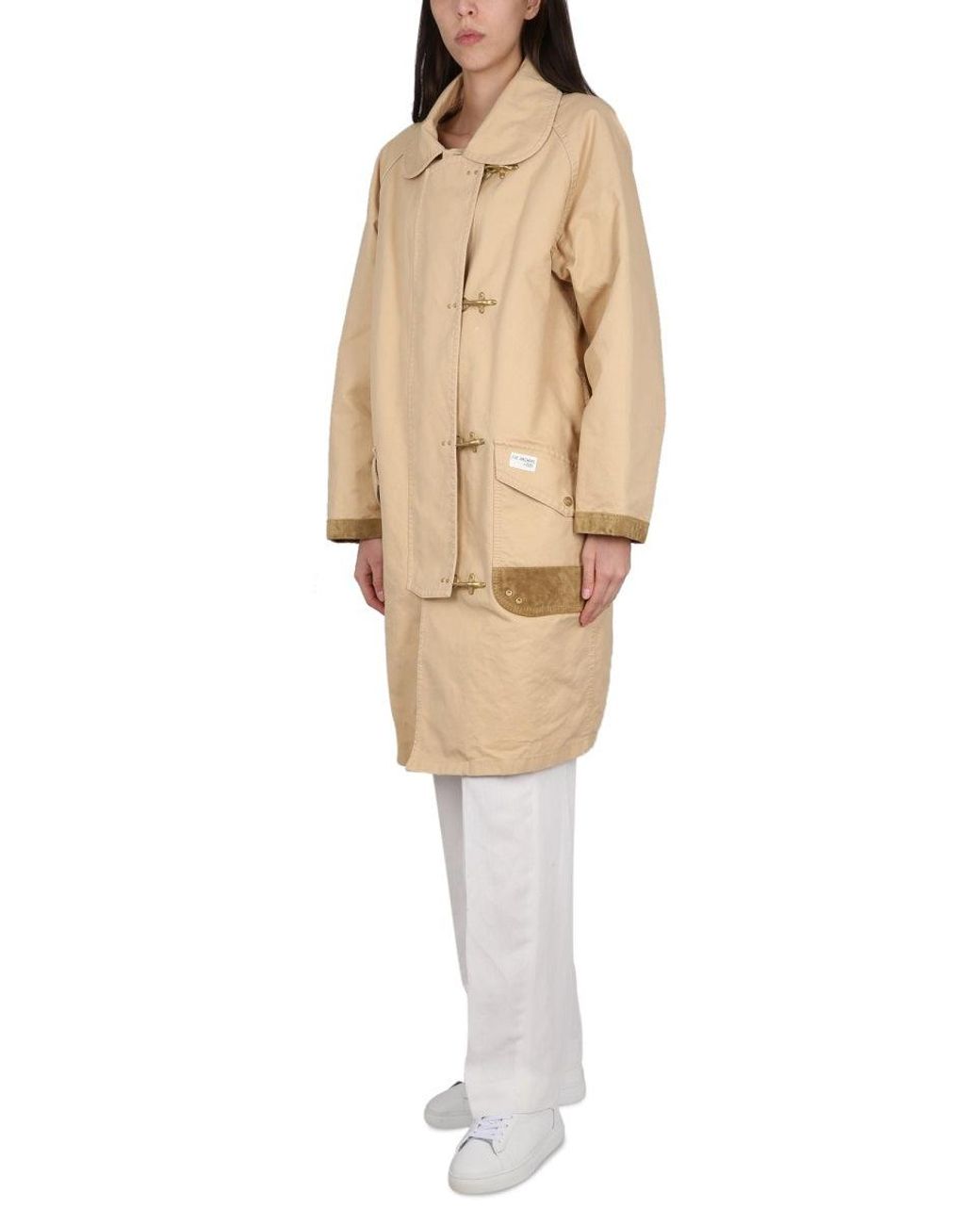 Fay Natural Archive 4 Hooks Caban Coat