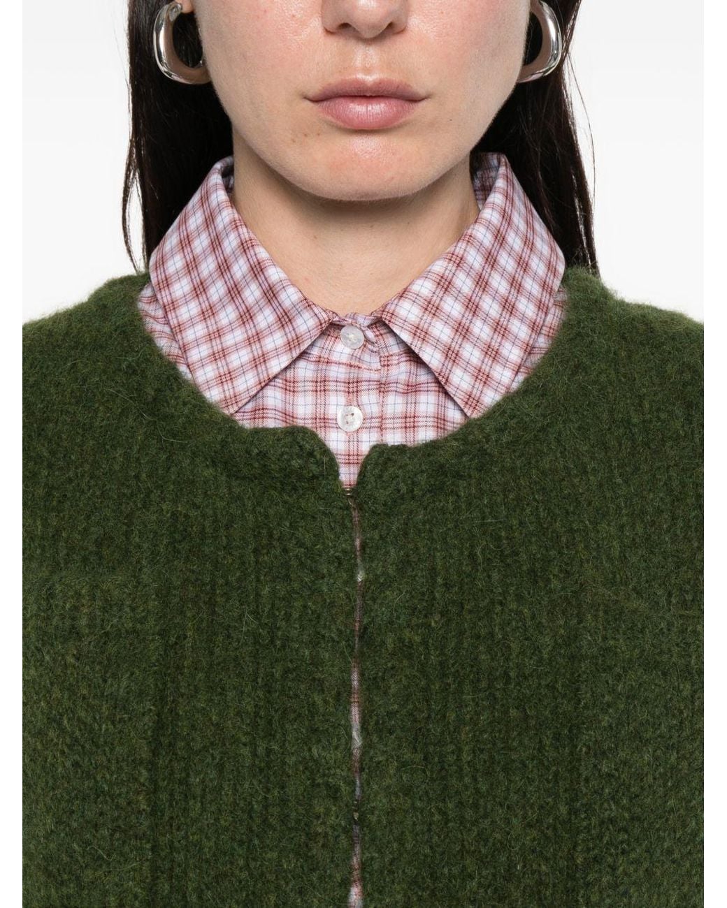 LN22 Green Front Fastening Jacket