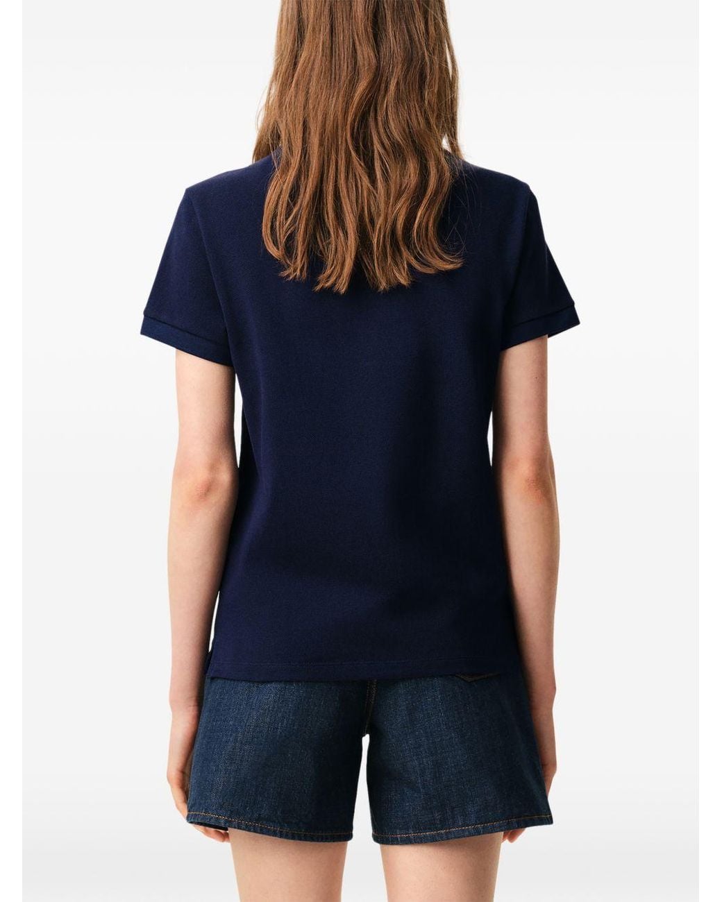 AMI Blue Ami De Coeur Cotton Polo Shirt