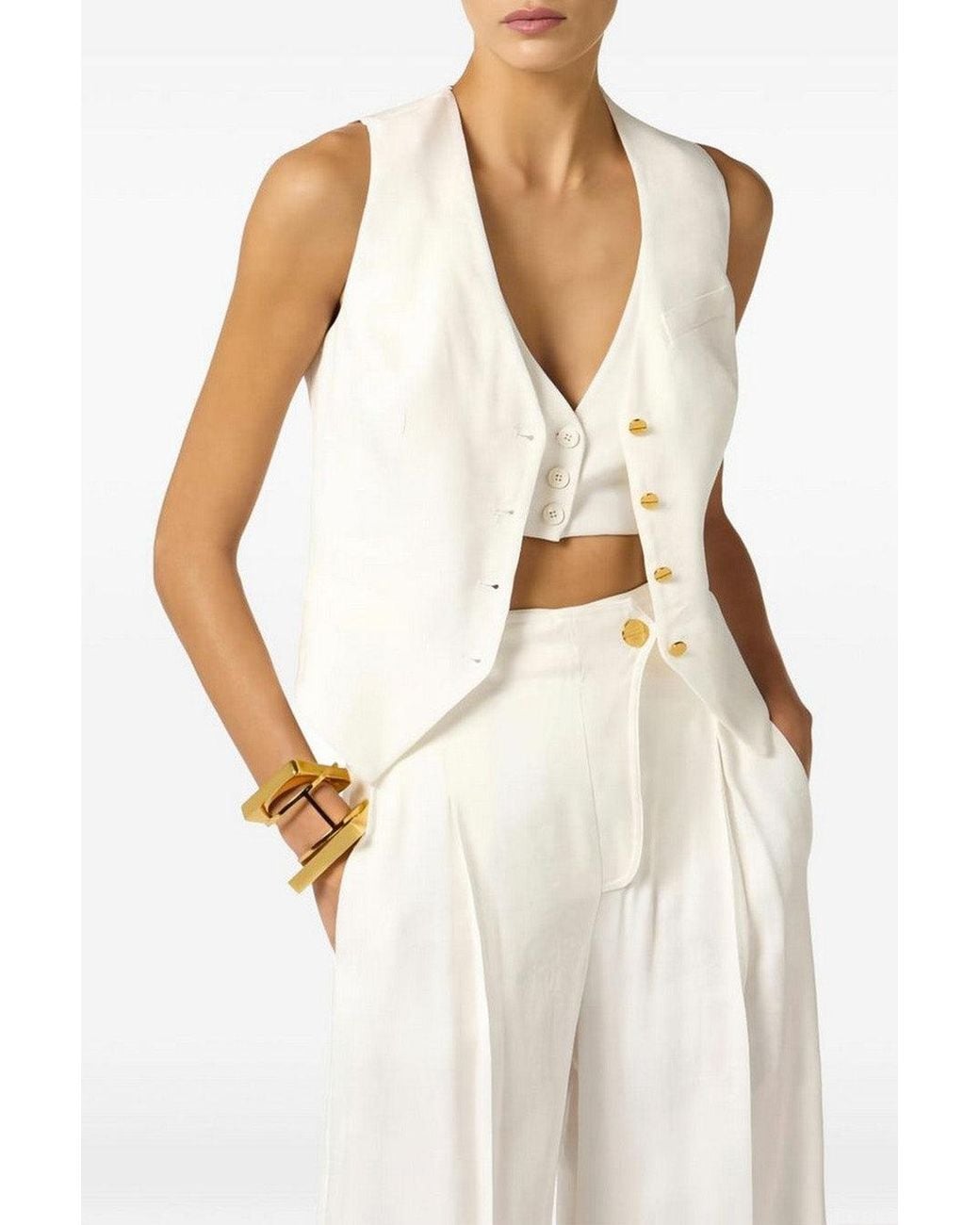 Elisabetta Franchi White Elisabetta Franchi Ivory