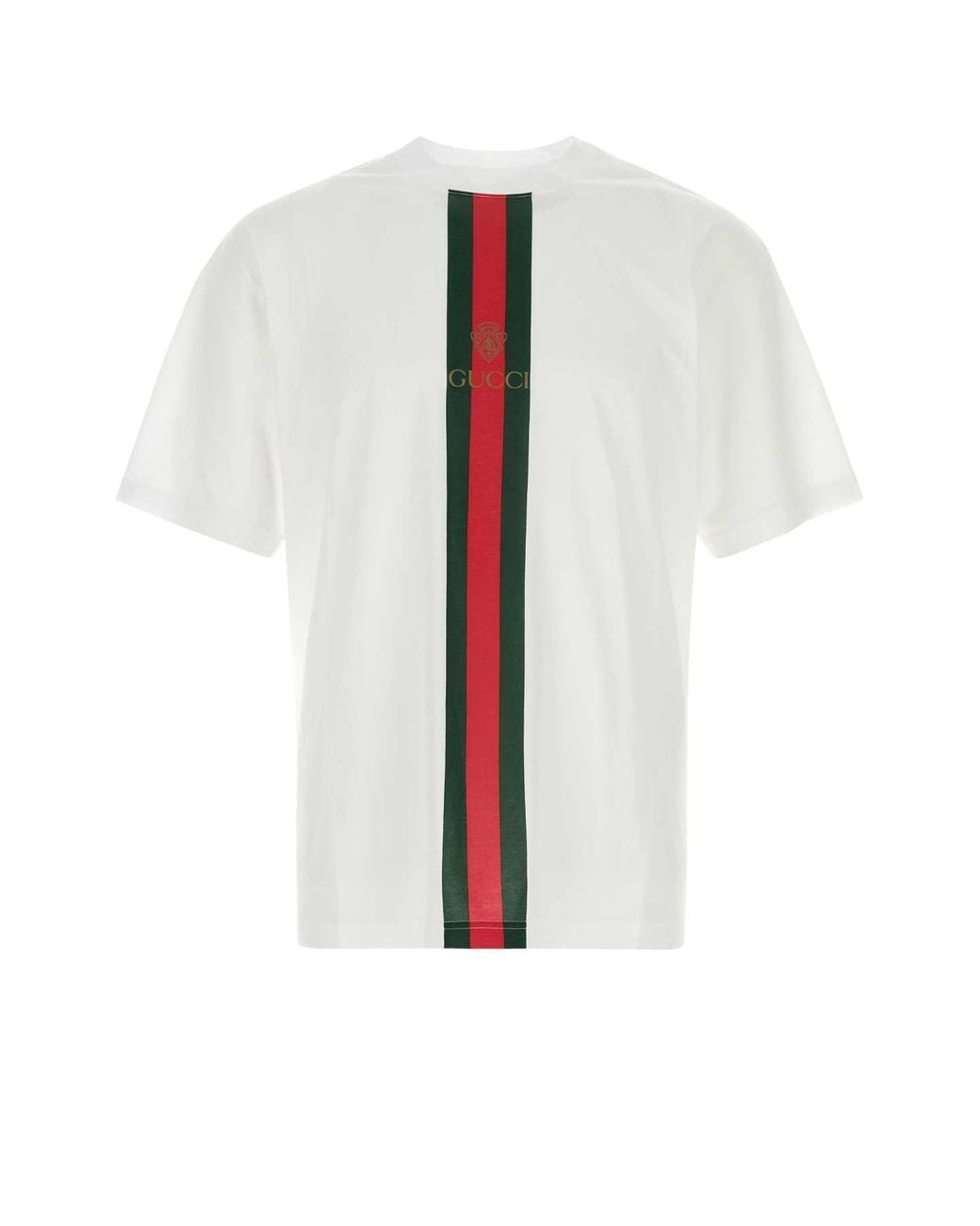 Gucci White Cotton T Shirt