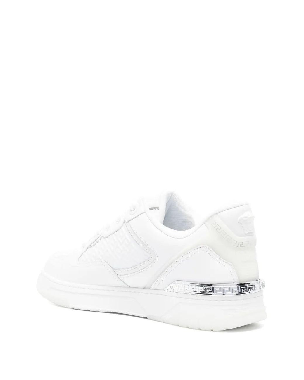 Biggie Basket Zapatillas De Piel Con Adornos Versace de hombre de color Black