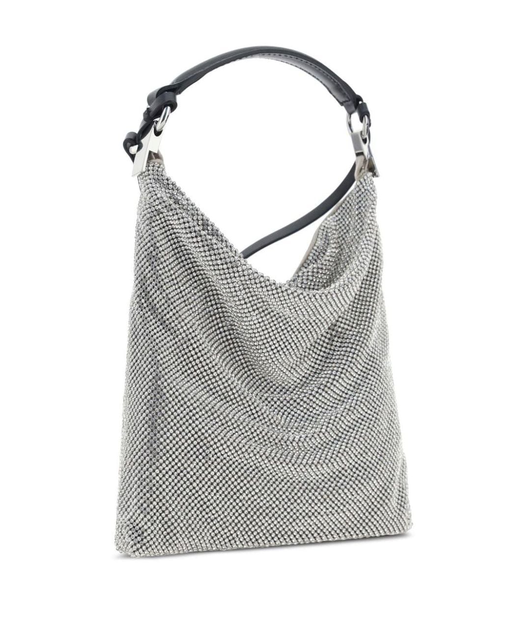 Benedetta Bruzziches Gray Bella Ciao Shoulder Bag