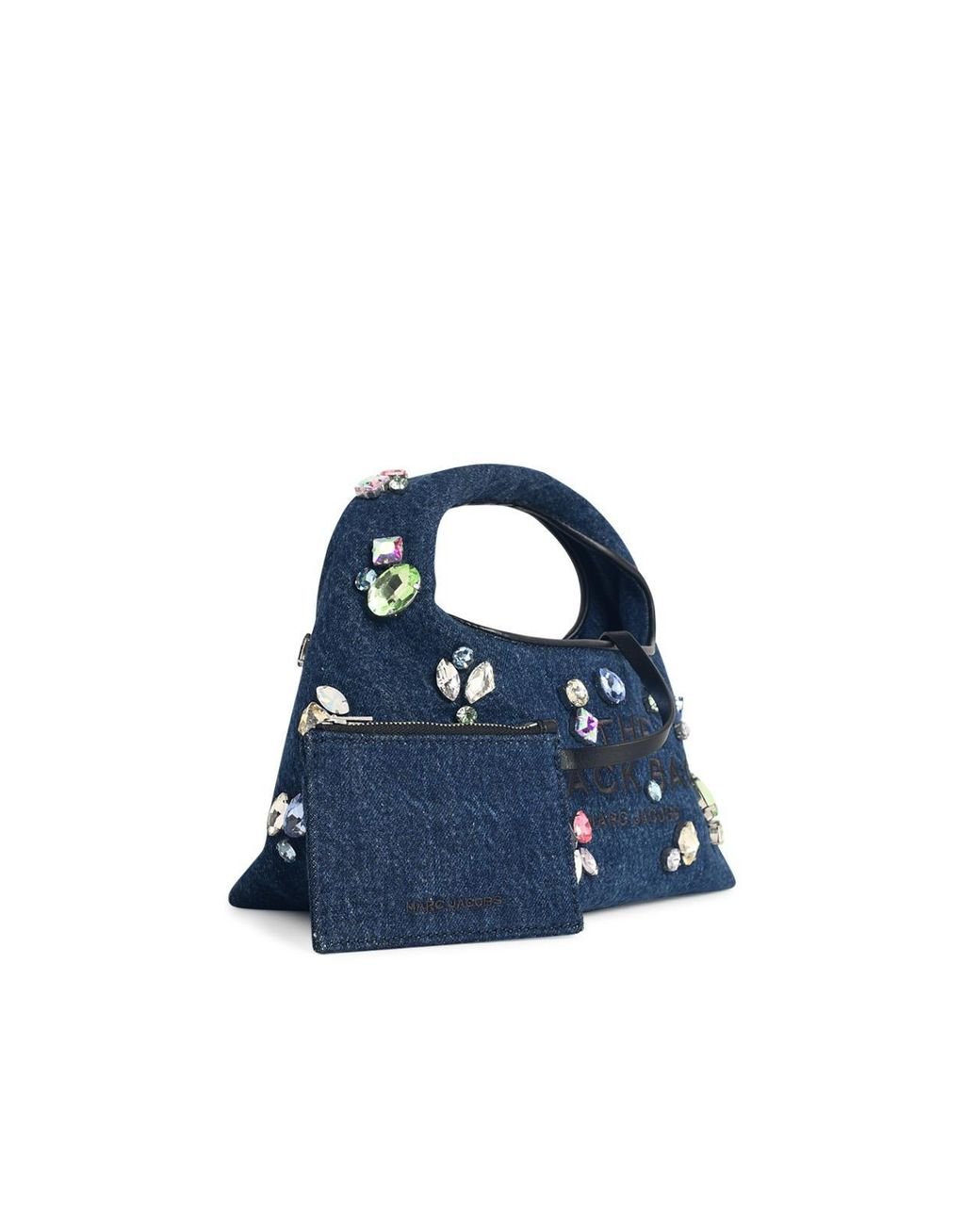 Marc Jacobs Blue Marc Jacobs 'Mini Sack Gem' Cotton Bag
