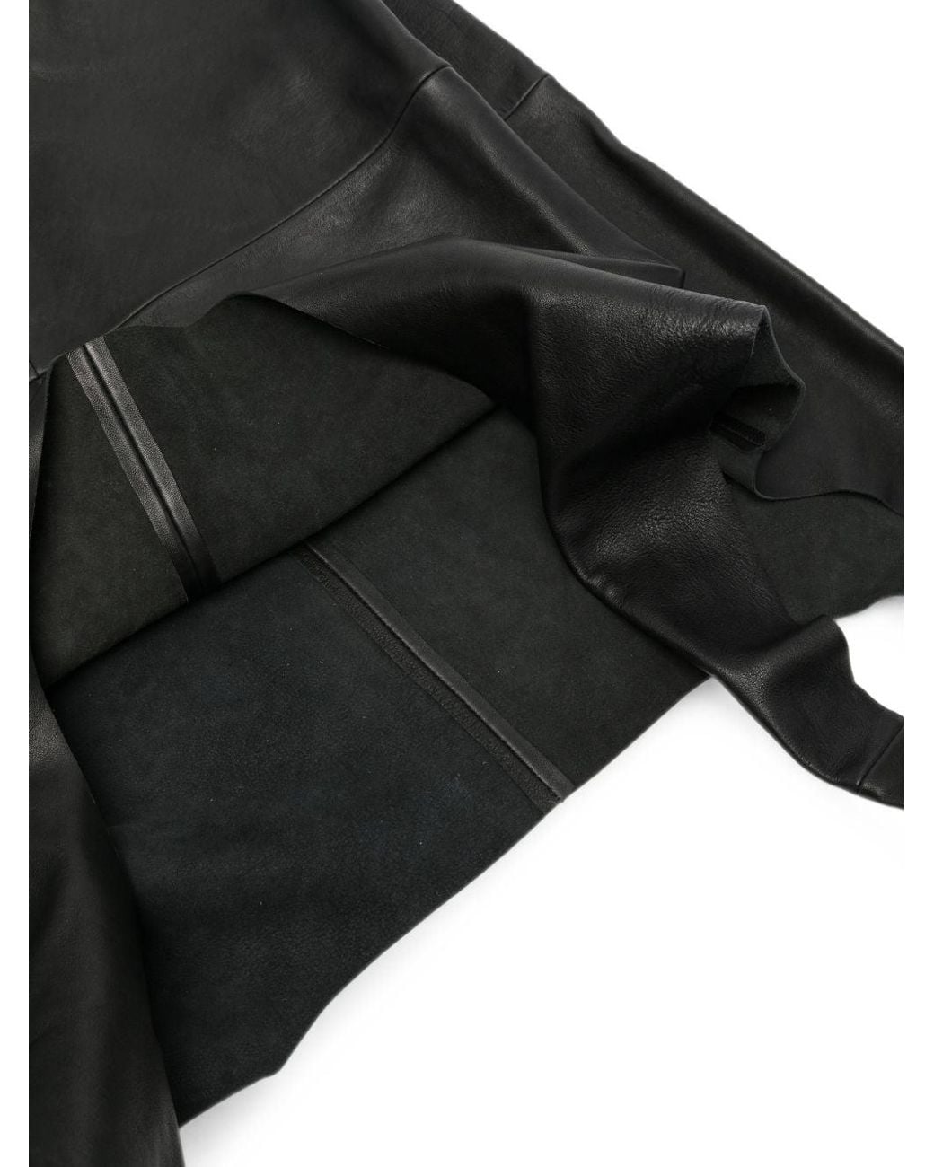 Cortana Black U Xl Leather Tote Bag