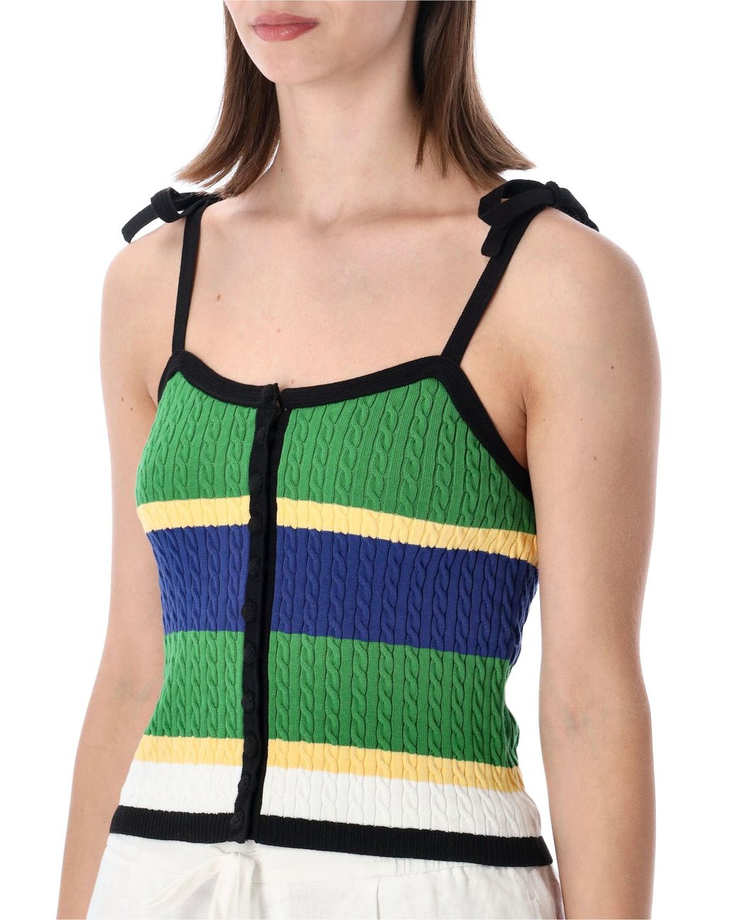 Polo Ralph Lauren Green Corchet Polo