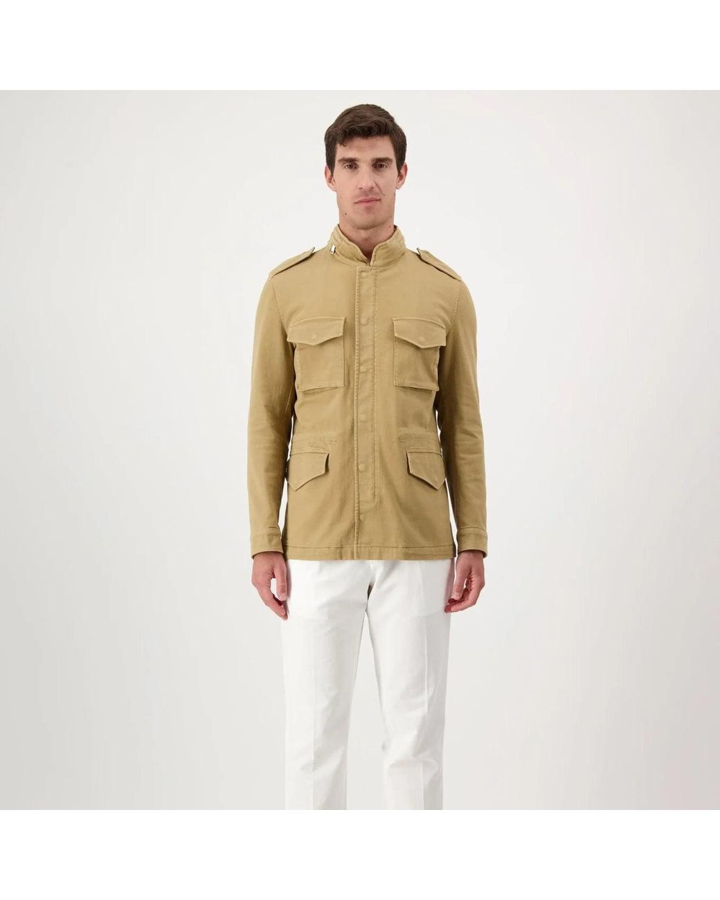 AUTORE Natural Cotton Field Jacket