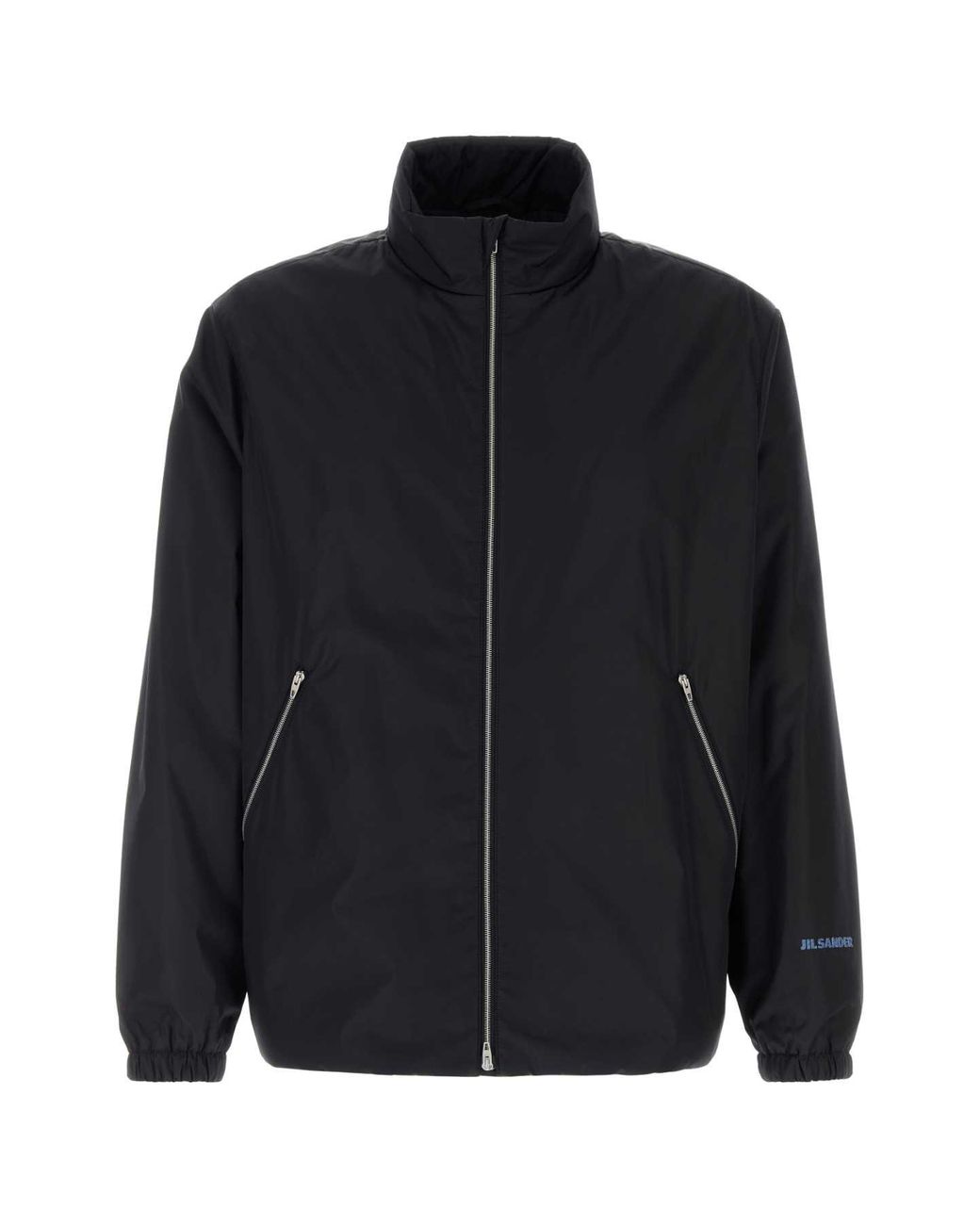 Jil Sander Black Mock Collar Jacket